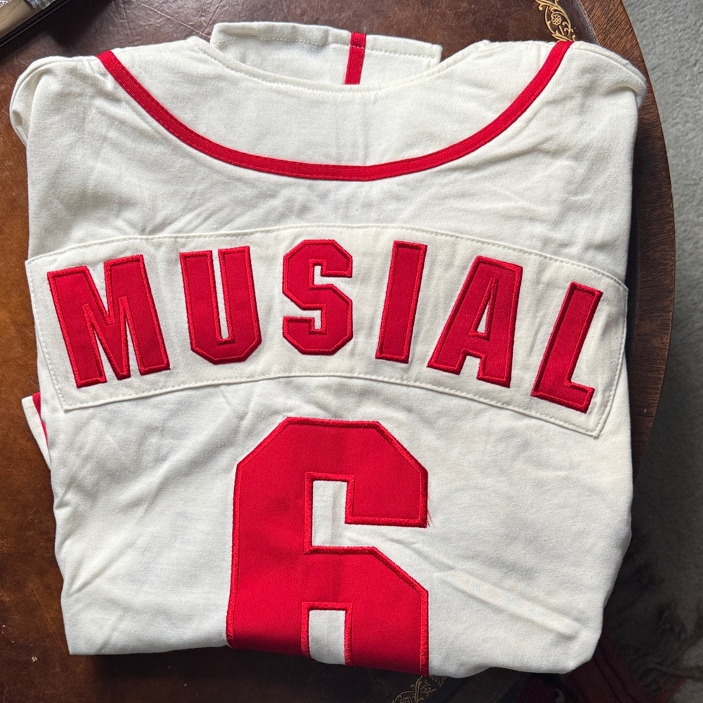 STARTER St Louis Cardinals Stan Musial Vintage-style jersey